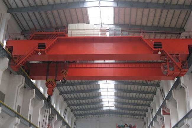 Q235B Q345C 32Ton Bridge Crane Workshop Double Girder Overhead Traveling Crane