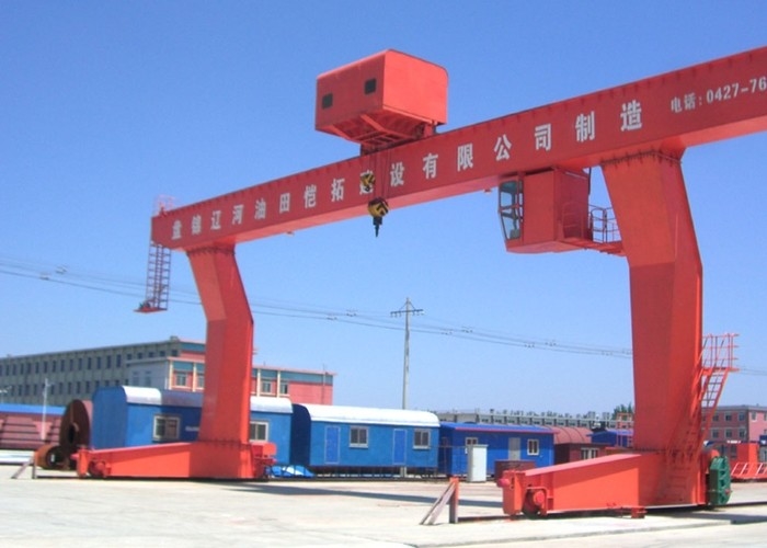 Outside L Type Single Girder Gantry Crane A3 Cargo Yards Port Gantry Crane