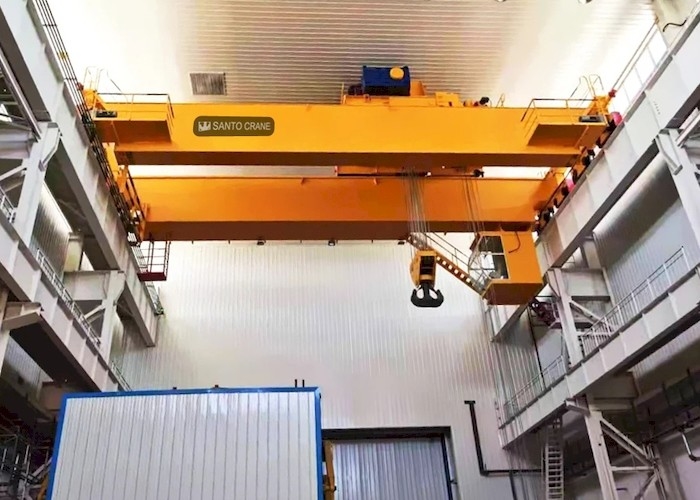 1BM-5M M3-M8 Open Winch Over Head Bridge Crane With Steel Wire Rope