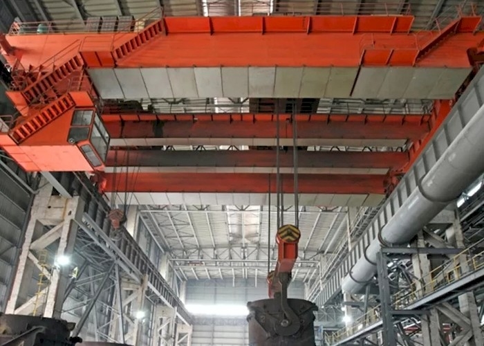 16/3.2t QDY Type Double Girder Bridge Casting Crane In Heavy Duty Plant