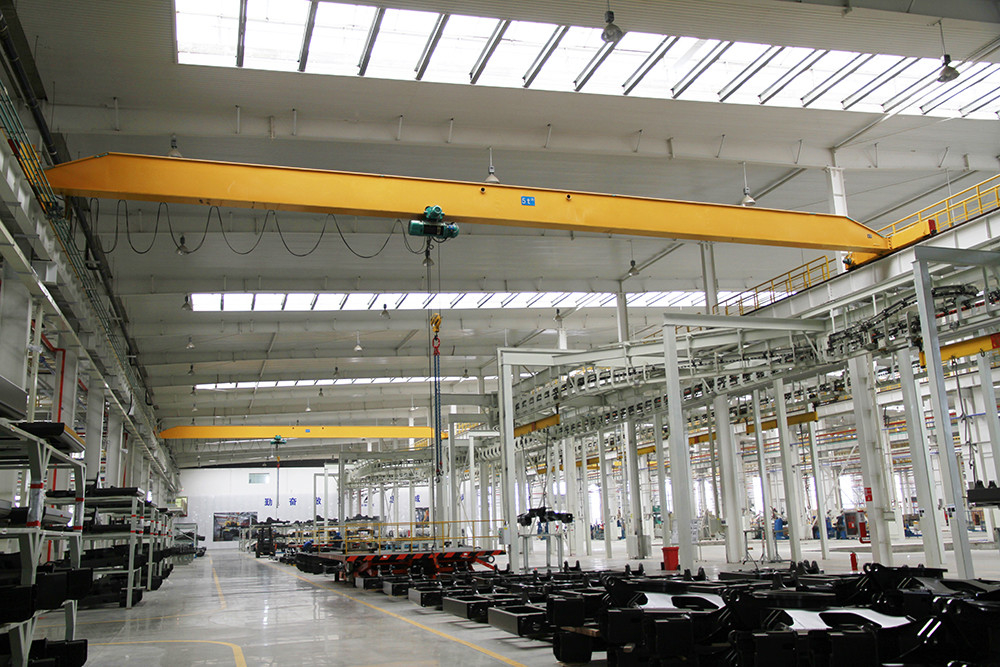 2T 3T 5T 10T Single Girder Overhead Crane P24 P38 Rail Workshop Overhead Crane